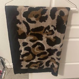 Beautiful Animal Print Large Scarf (feels like cashmere)